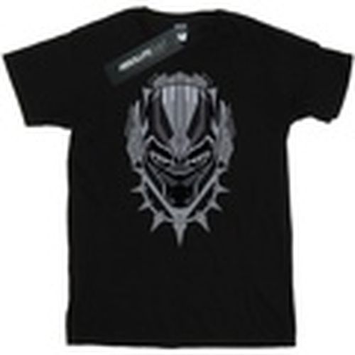 Camiseta manga larga Black Panther Head para hombre - Marvel - Modalova