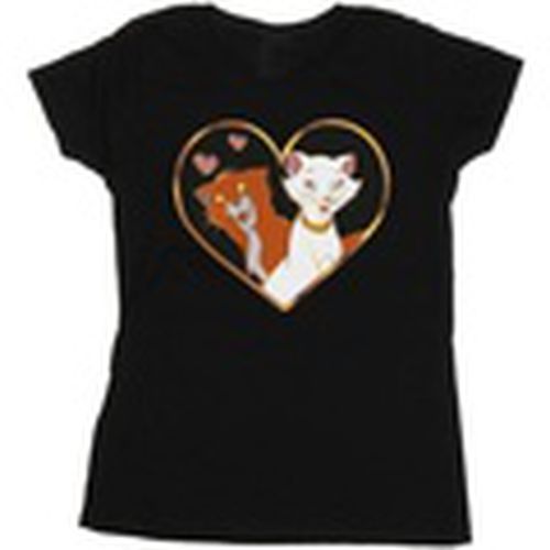 Camiseta manga larga The Aristocats Heart para mujer - Disney - Modalova