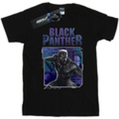 Camiseta manga larga Black Panther Tech Badge para hombre - Marvel - Modalova
