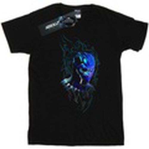 Camiseta manga larga Black Panther Neon Mask para hombre - Marvel - Modalova