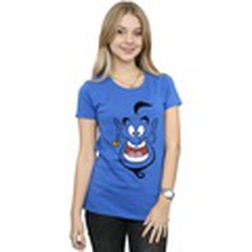 Camiseta manga larga Aladdin Genie Face para mujer - Disney - Modalova