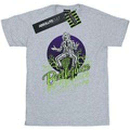 Camiseta manga larga Faded Pose para hombre - Beetlejuice - Modalova