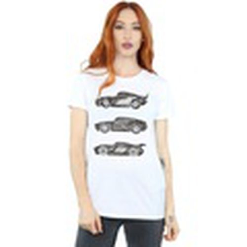 Camiseta manga larga Cars Text Racers para mujer - Disney - Modalova