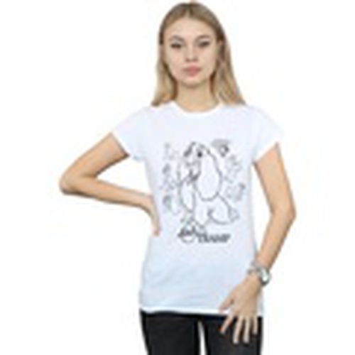 Camiseta manga larga Lady And The Tramp Collage Sketch para mujer - Disney - Modalova