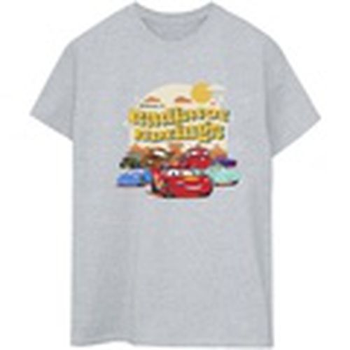 Camiseta manga larga Cars Radiator Springs Group para mujer - Disney - Modalova