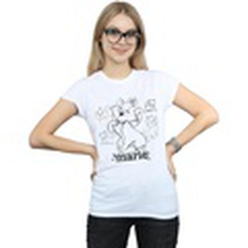 Camiseta manga larga Marie Collage Sketch para mujer - Disney - Modalova