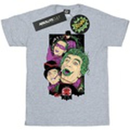 Camiseta manga larga Batman TV Series Rogues Gallery para hombre - Dc Comics - Modalova