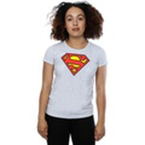 Camiseta manga larga Superman Logo para mujer - Dc Comics - Modalova