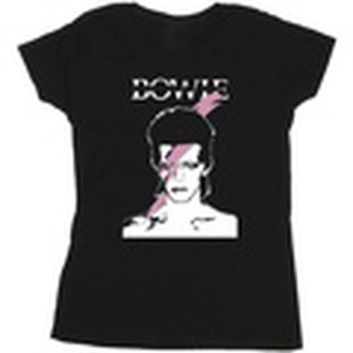 Camiseta manga larga Pink Flash para mujer - David Bowie - Modalova