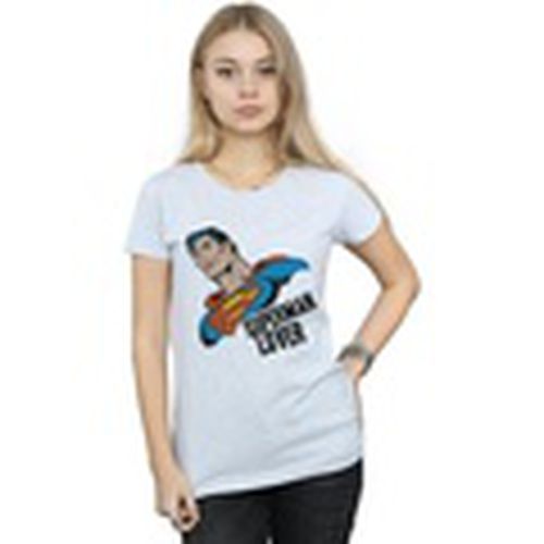 Camiseta manga larga Superman Lover para mujer - Dc Comics - Modalova