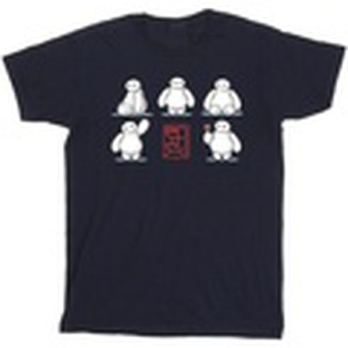 Camiseta manga larga Big Hero 6 Baymax Many Poses para hombre - Disney - Modalova