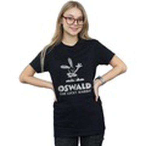 Camiseta manga larga Oswald Logo para mujer - Disney - Modalova