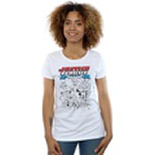 Camiseta manga larga Justice League para mujer - Dc Comics - Modalova