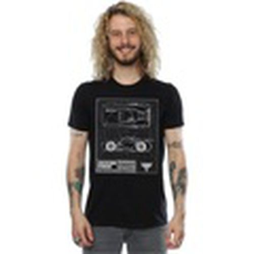 Camiseta manga larga Cars Jackson Storm Blueprint para hombre - Disney - Modalova