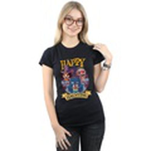 Camiseta manga larga Super Friends Happy Haunting para mujer - Dc Comics - Modalova