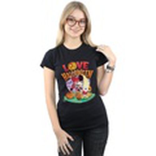 Camiseta manga larga Super Friends Harley Quinn Love Halloween para mujer - Dc Comics - Modalova