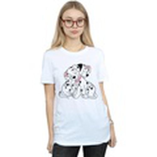 Camiseta manga larga 101 Dalmatians Puppy Love para mujer - Disney - Modalova