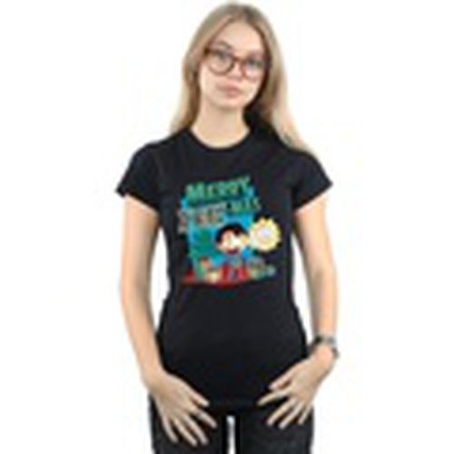 Camiseta manga larga Super Friends Merry X-RayMas para mujer - Dc Comics - Modalova