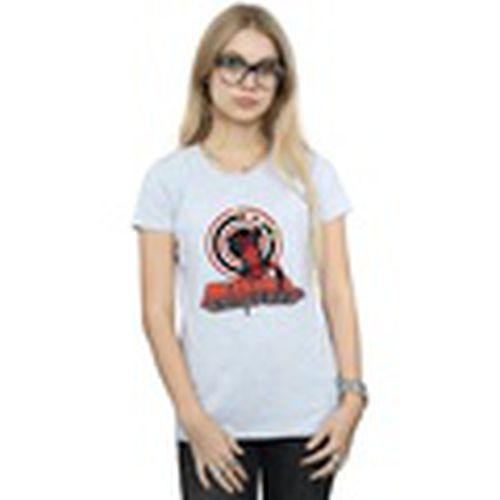 Camiseta manga larga Deadpool Upside Down para mujer - Marvel - Modalova