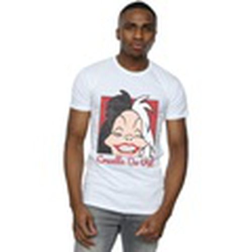 Camiseta manga larga Cruella De Vil Cropped Head para hombre - Disney - Modalova