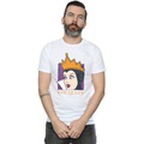 Camiseta manga larga Evil Queen Cropped Head para hombre - Disney - Modalova