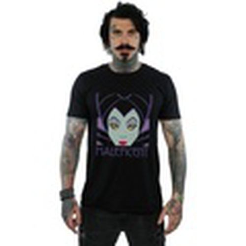 Camiseta manga larga Maleficent Cropped Head para hombre - Disney - Modalova