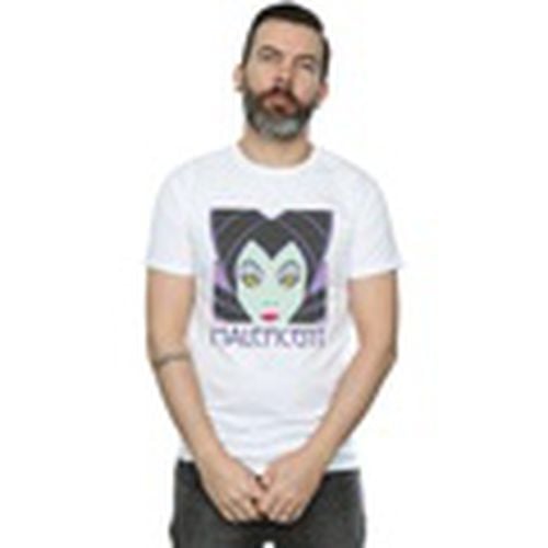 Camiseta manga larga Maleficent Cropped Head para hombre - Disney - Modalova
