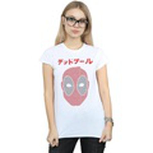 Camiseta manga larga Deadpool Japanese Seigaiha Head para mujer - Marvel - Modalova