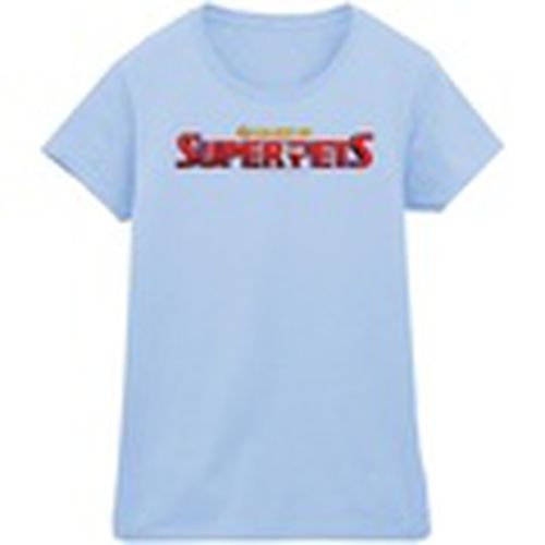 Camiseta manga larga DC League Of Super-Pets Movie Logo para mujer - Dc Comics - Modalova