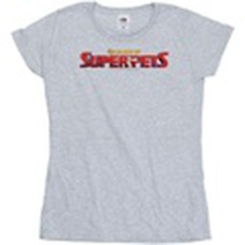 Camiseta manga larga DC League Of Super-Pets Movie Logo para mujer - Dc Comics - Modalova