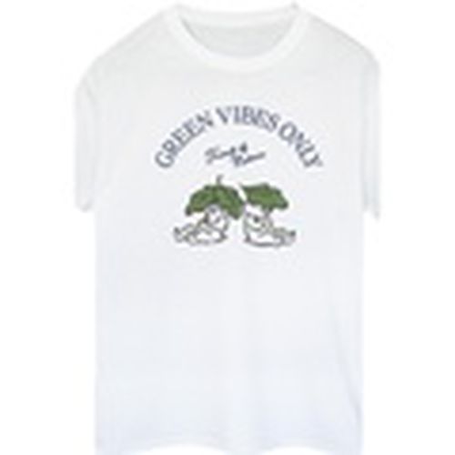 Camiseta manga larga Chip 'n Dale Green Vibes Only para mujer - Disney - Modalova