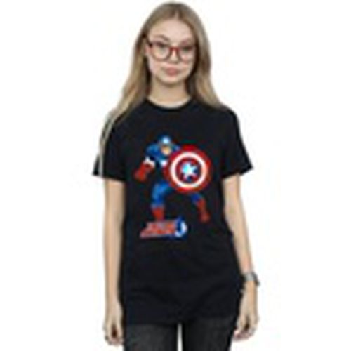 Camiseta manga larga Captain America The First Avenger para mujer - Marvel - Modalova