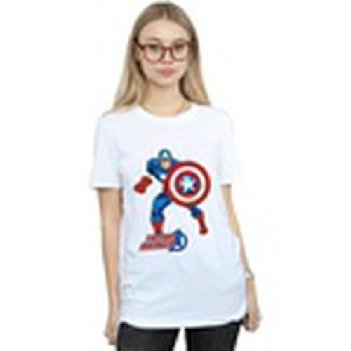 Camiseta manga larga The First Avenger para mujer - Marvel - Modalova