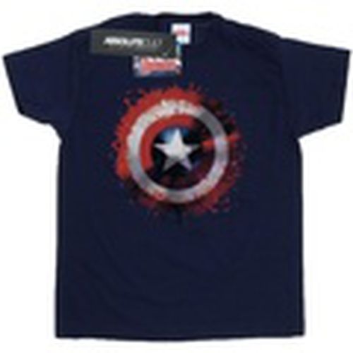 Camiseta manga larga Avengers Captain America Art Shield para hombre - Marvel - Modalova