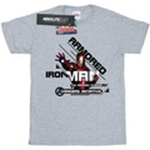 Camiseta manga larga Iron Man Armored Avenger para hombre - Marvel - Modalova