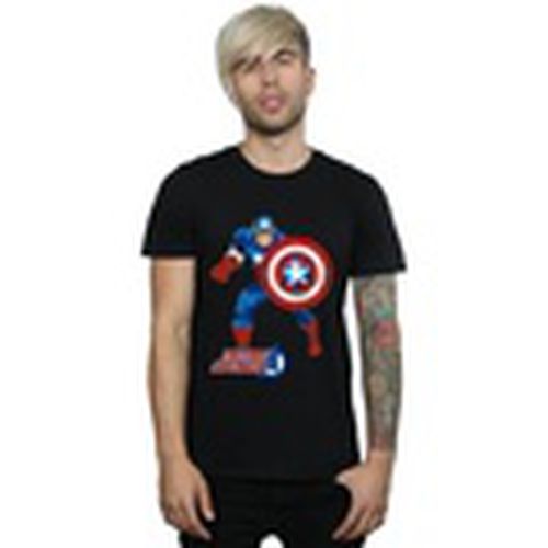 Camiseta manga larga Captain America The First Avenger para hombre - Marvel - Modalova