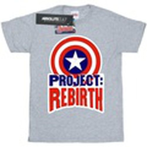Camiseta manga larga Captain America Project Rebirth para hombre - Marvel - Modalova