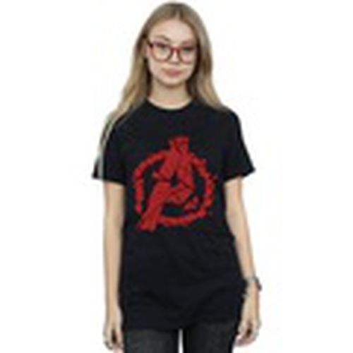 Camiseta manga larga Avengers Endgame Shattered Logo para mujer - Marvel - Modalova