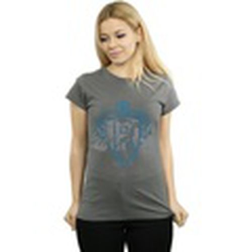 Camiseta manga larga Ravenclaw Raven Crest para mujer - Harry Potter - Modalova