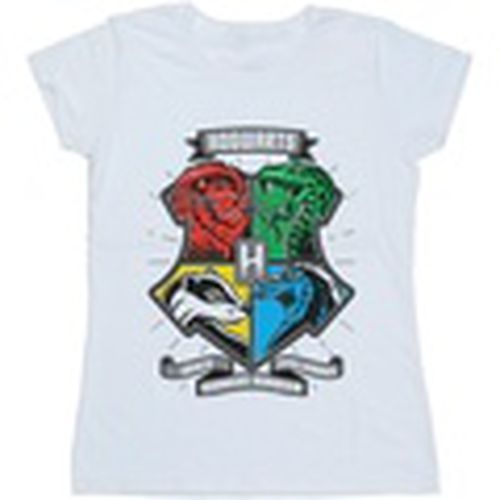 Camiseta manga larga Hogwarts Toon Crest para mujer - Harry Potter - Modalova