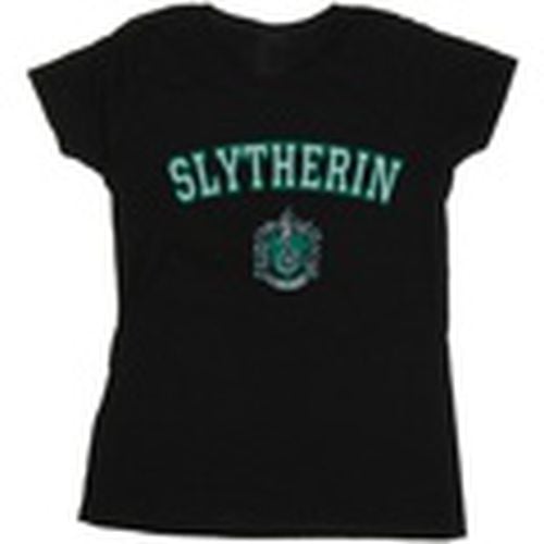 Camiseta manga larga Slytherin para mujer - Harry Potter - Modalova