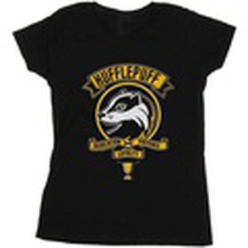 Camiseta manga larga Hufflepuff para mujer - Harry Potter - Modalova