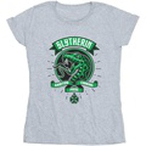 Camiseta manga larga Slytherin para mujer - Harry Potter - Modalova