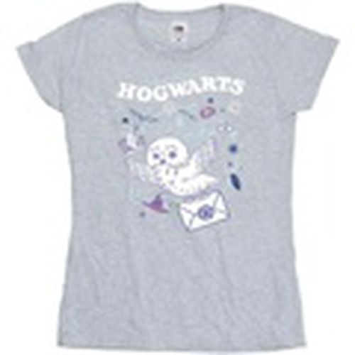 Camiseta manga larga Owl Letter From Hogwarts para mujer - Harry Potter - Modalova