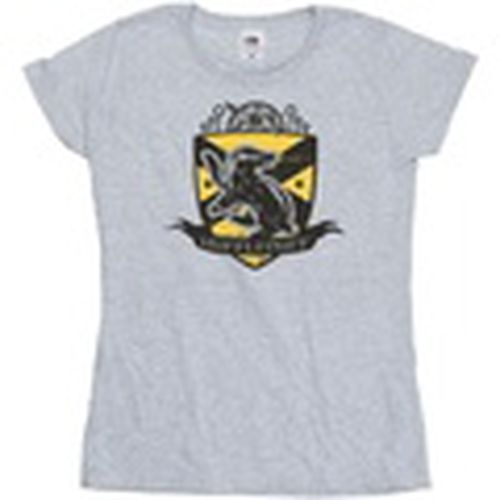 Camiseta manga larga Hufflepuff para mujer - Harry Potter - Modalova