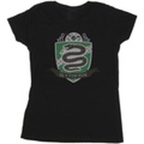 Camiseta manga larga Slytherin para mujer - Harry Potter - Modalova