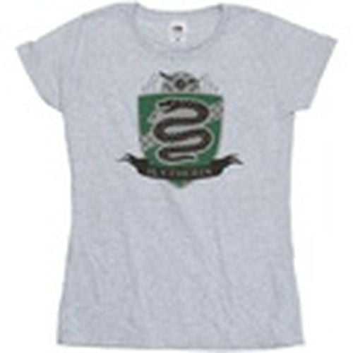 Camiseta manga larga Slytherin para mujer - Harry Potter - Modalova