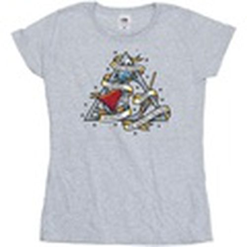 Camiseta manga larga The Deathly Hallows para mujer - Harry Potter - Modalova