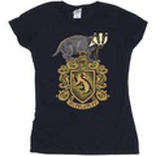 Camiseta manga larga Hufflepuff para mujer - Harry Potter - Modalova