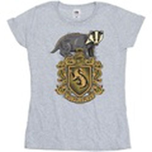 Camiseta manga larga Hufflepuff para mujer - Harry Potter - Modalova